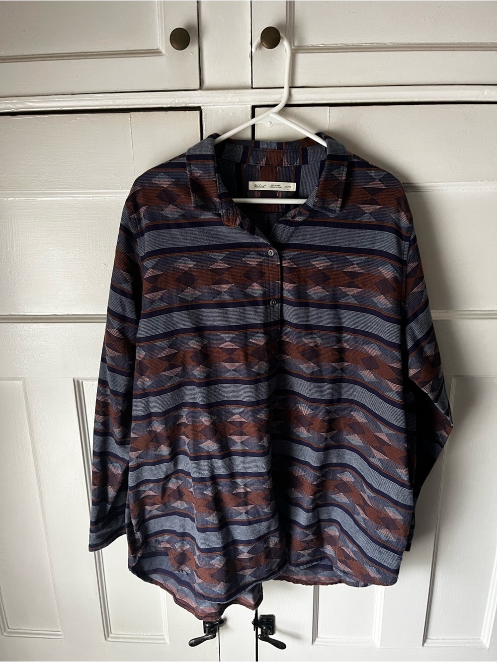 VTG - Woolrich Southwestern Aztec Flannel Shirt - Men’s Size XXL